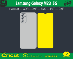 Samsung Galaxy M23 5G Skin Vector Template Full warp