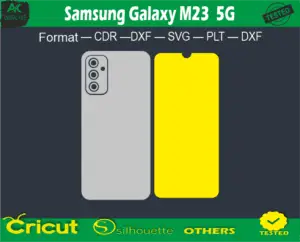 Samsung Galaxy M23 5G Skin Vector Template Full warp