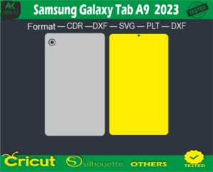 Samsung Galaxy Tab A9 2023 Skin Vector Template Full warp free