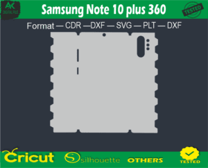 Samsung Note 10 plus 360 Skin Vector Template Full warp free