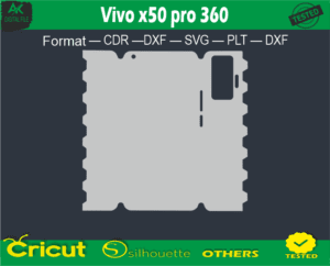 Vivo x50 pro 360 Skin Vector Template Full warp free