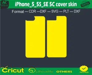 iPhone_5_5S_SE 5C cover skin Vector Template free