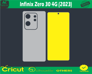 Infinix Zero 30 4G Skin Vector Template Full warp