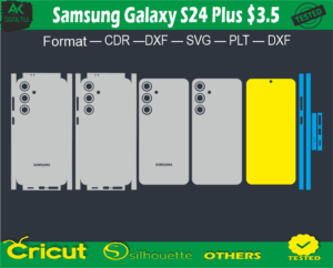 Samsung Galaxy S24 plus Skin Vector Template Full warp