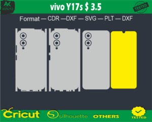 vivo Y17s Skin Vector Template Full warp