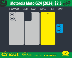 Motorola Moto G24 Skin Vector Template