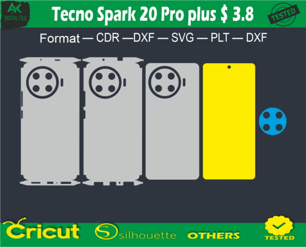 Tecno Spark 20 Pro plus $ 3.8