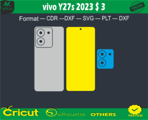 vivo Y27s 2023 Skin Vector Template