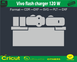 vivo flash charger 120 W Skin Vector Template full wrap