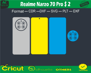 Realme Narzo 70 Pro Skin Vector Template