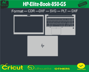 HP Elite Book 850 G5 Skin Vector Template full warp free