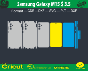 Samsung Galaxy M15 Skin Vector Template full warp free size