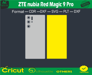 ZTE nubia Red Magic 9 Pro Skin Vector Template