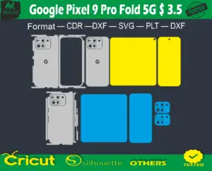 Google Pixel 9 Pro Fold 5G Skin Vector Template full