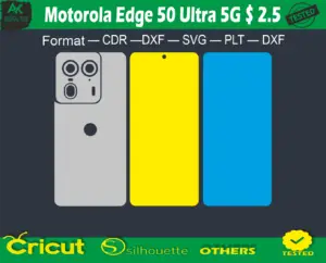 Motorola Edge 50 Ultra 5G Skin Vector Template