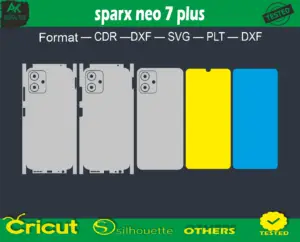 sparx neo 7 plus Skin Vector Template full warp