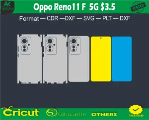 Oppo Reno11 F Skin Vector Template full