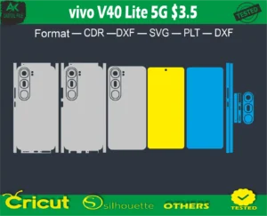 vivo V40 Lite 5g Skin Vector Template full