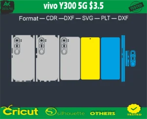 vivo Y300 5G Skin Vector Template full
