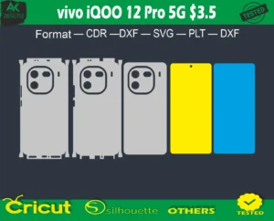 vivo iQOO 12 Pro 5G Skin Vector Template full free