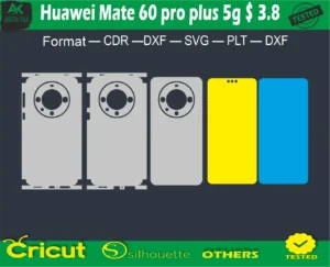 Huawei Mate 60 Pro plus 5G Skin Vector Template full free