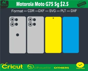 Motorola Moto G75 5g Skin Vector Template full free