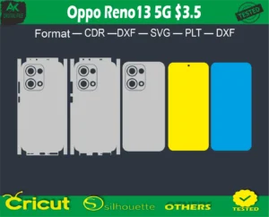 Oppo Reno13 5G Skin Vector Template full free