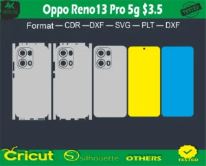Oppo Reno13 Pro 5G Skin Vector Template full free