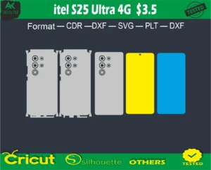 itel S25 Ultra 4g Skin Vector Template full free