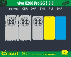 vivo X200 Pro 5G Skin Vector Template full free