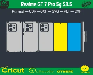 Realme GT 7 Pro 5g Skin Vector Template full free