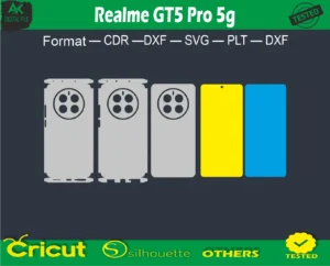 Realme GT5 Pro 5g Skin Vector Template