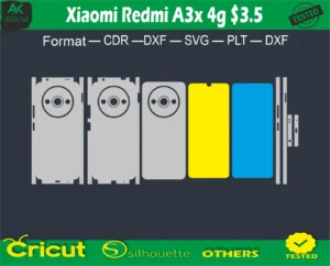 Xiaomi Redmi A3x Skin Vector Template full free