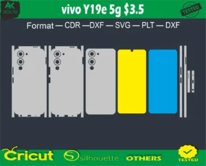 vivo Y19e Skin Vector Template full free