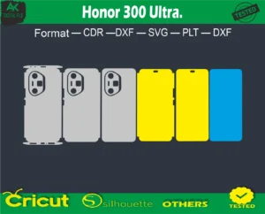 Honor 300 Ultra Skin Vector Template