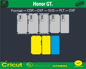 Honor GT Skin Vector Template