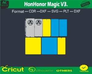 Honor Magic V3 Skin Vector Template.
