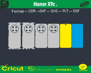 Honor X9c Skin Vector Template