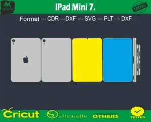Ipad Mini 7 Skin Vector Template