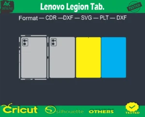Lenovo Legion Tab Skin Vector Template