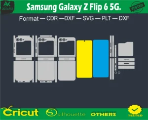 Samsung Galaxy Z Flip 6 5G Skin Vector Template