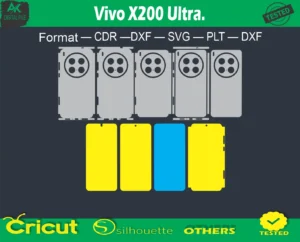 Vivo X200 Ultra Skin Vector Template