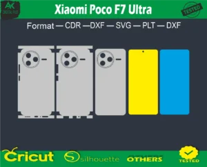 Xiaomi Poco F7 Ultra Skin Vector Template