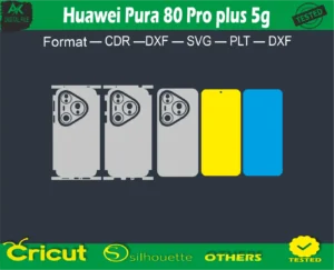Huawei Pura 80 Pro plus 5g Skin Vector Template