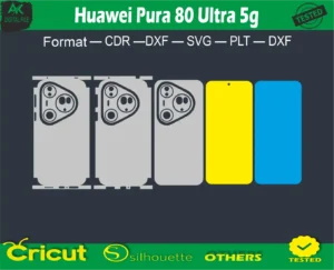 Huawei Pura 80 Ultra 5g Skin Vector Template