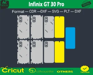Infinix GT 30 Pro Skin Vector Template