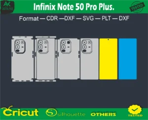 Infinix Note 50 Pro Plus Skin Vector Template