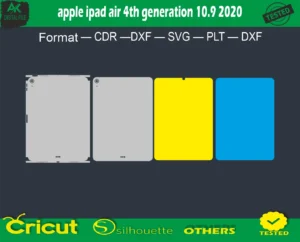 apple ipad air 4th generation 10.9 2020 Skin Vector Template