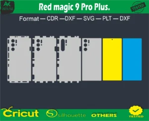 zte Red magic 9 Pro Plus Skin Vector Template