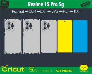 Realme 15 Pro 5g Skin Vector Template